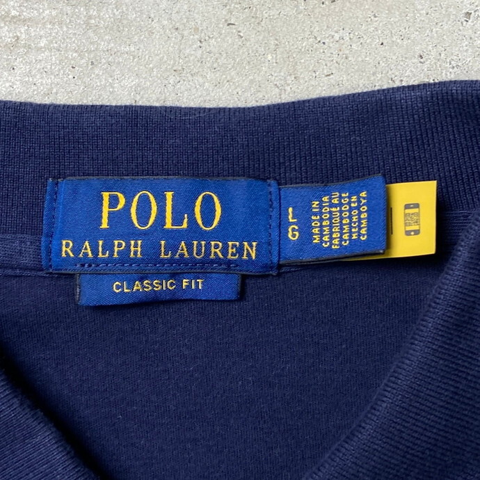 Polo Ralph Lauren ポロラルフローレン 半袖 ポロシャツ CLASSIC FIT メンズL_画像5