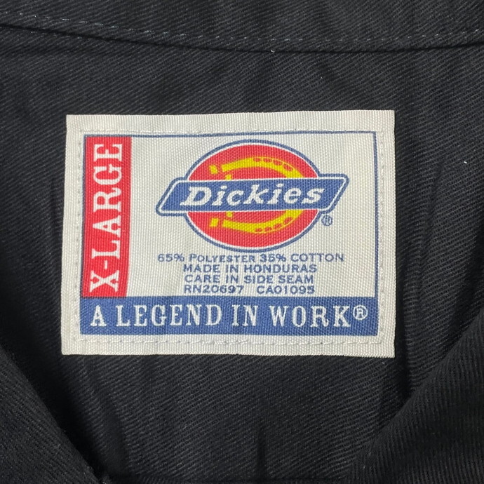 DEADSTOCK NOS Dickies ディッキーズ Rascal Flatts ワークシャツ 半袖シャツ アーティスト バンドシャツ メンズXL_画像6