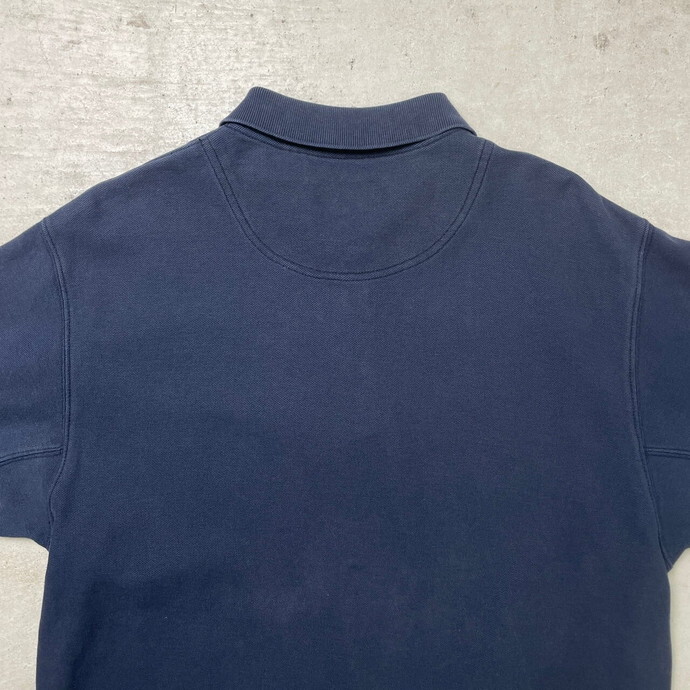 00年代 Timberland ティンバーランド 鹿の子 ポロシャツ ワンポイント刺繍 メンズM_画像6