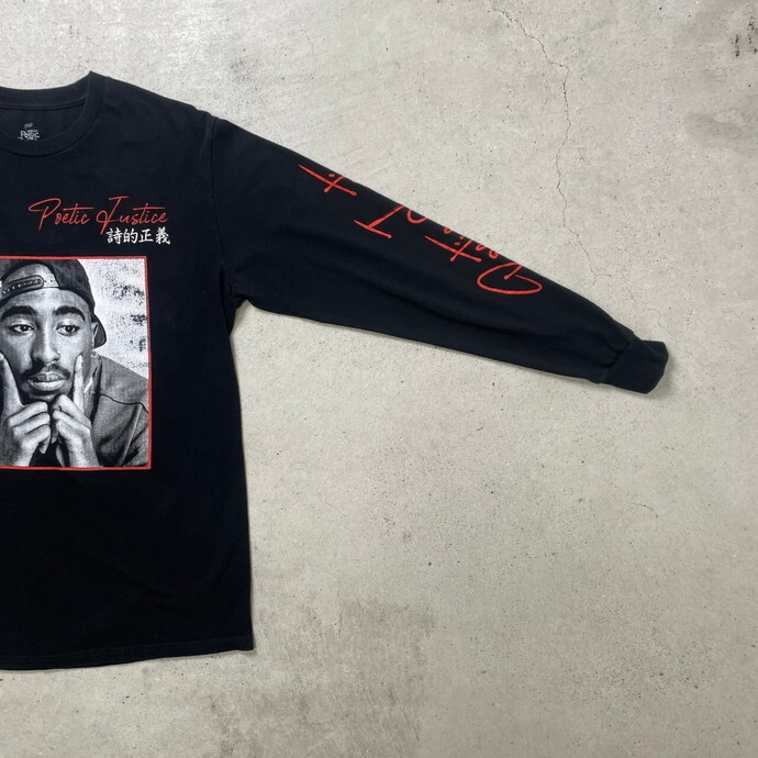 POETIC JUSTICE 2PAC ポエティックジャスティス 2パック ムービーロングTシャツ ロンT ラップT メンズS_画像5