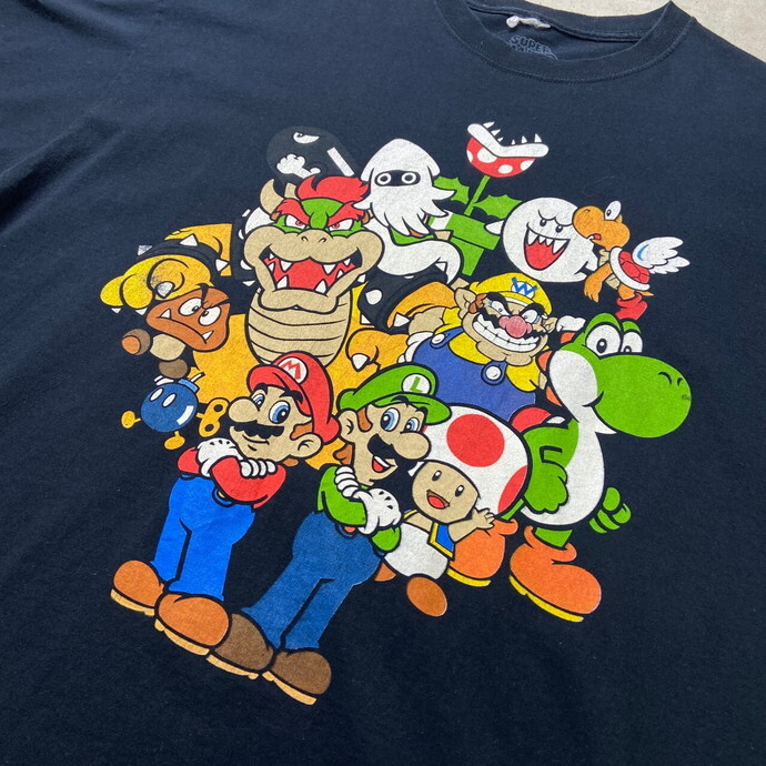 SUPER MARIO スーパーマリオ キャラクタープリントTシャツメンズ2XL_画像3