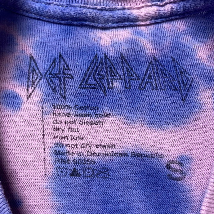 DEF LEPPARD デフレパード アーティストTシャツ バンドTシャツ タイダイ メンズS レディース_画像5