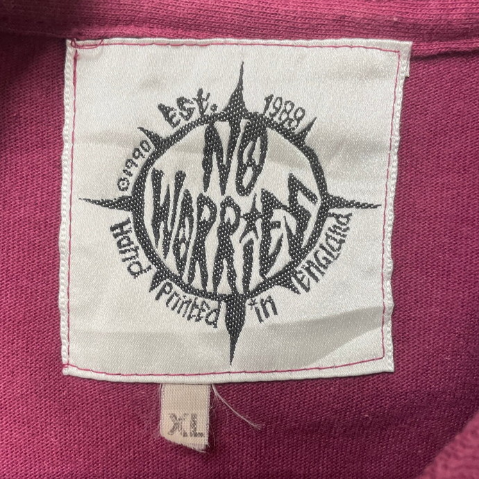 90年代 NO WORRIES プリント ロングTシャツ ロンT メンズXL_画像5