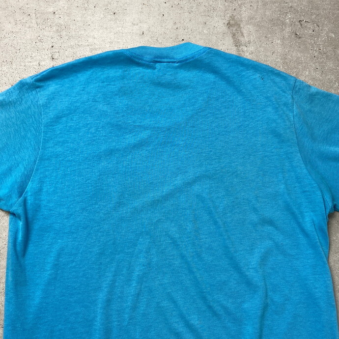 80年代 USA製 紺タグ NIKE ナイキ ワンポイントロゴプリント Tシャツ メンズS相当_画像6