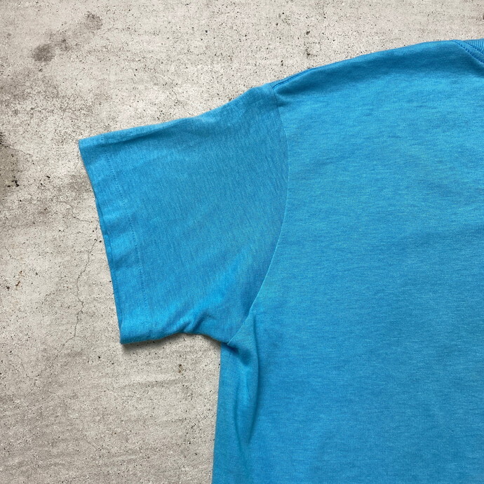 80年代 USA製 紺タグ NIKE ナイキ ワンポイントロゴプリント Tシャツ メンズS相当_画像7