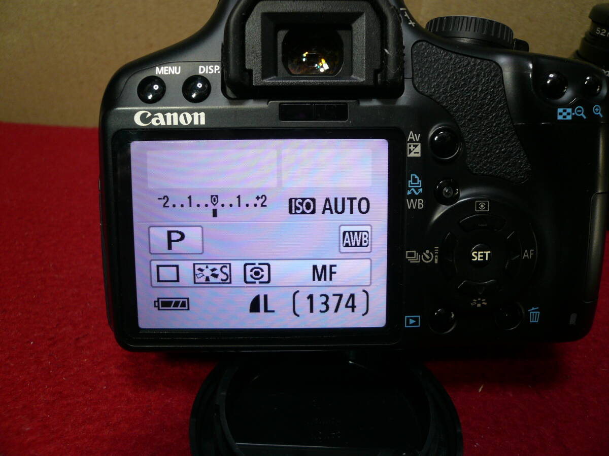 CANON EOS Kiss X2+レンズ2本(80+200mm)+の中古品 (74964ショット) 全て揃って届いたらすぐに使えますの画像3