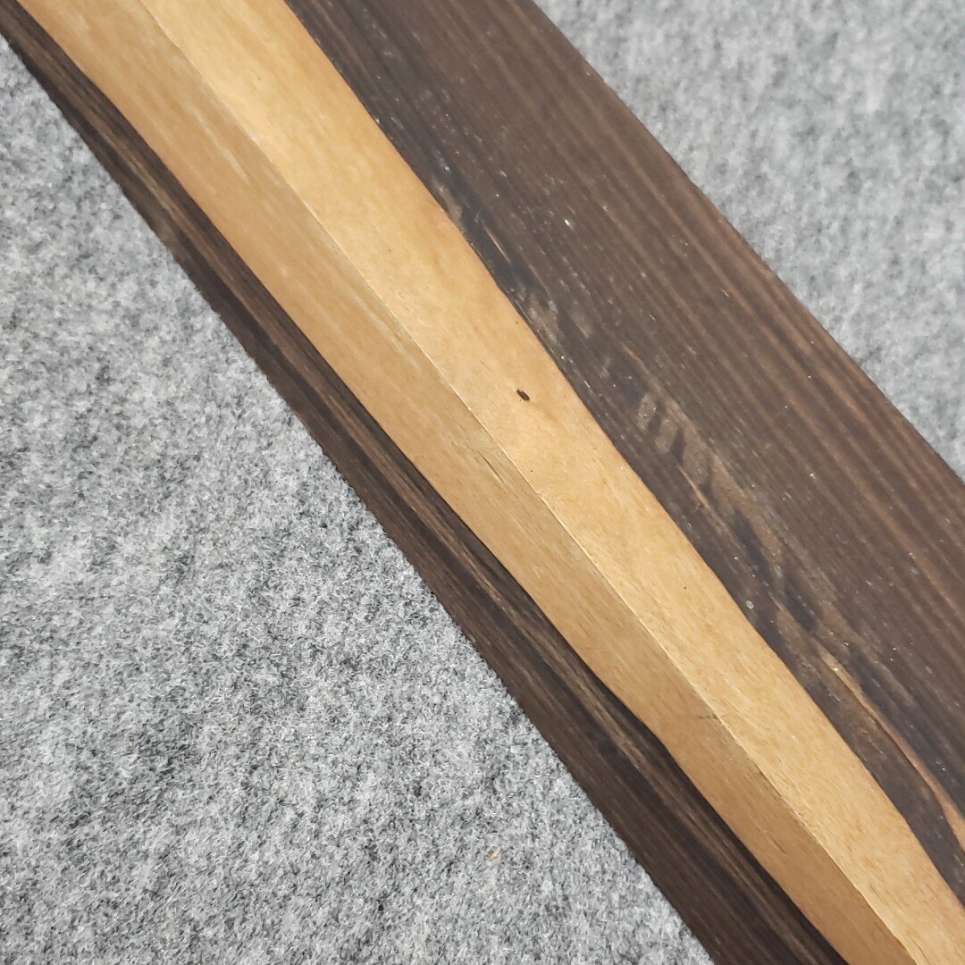 希少 黒柿 クロガキ 角材 孔雀杢 全長116.5cm ペンブランク 希少 黒柿 クロガキ 角材 孔雀杢 全長116.5cm ペンブランク