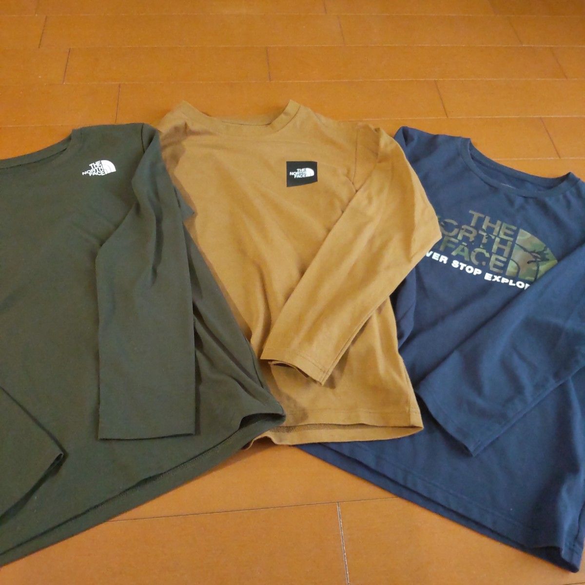 ノースフェイス 長袖 Tシャツ THE NORTH FACE ロンT 150 3枚セット