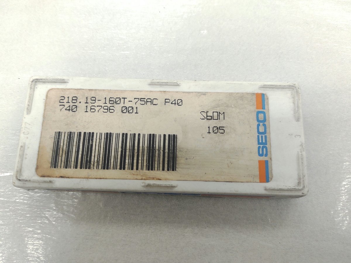 L545 SECO チップ 218.19-160T-75AC P40 4個 未使用品_画像2