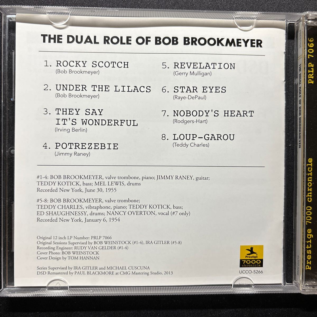 【帯付き】 ボブブルックマイヤー／ザデュアルロールオブボブブルックマイヤー/bob brookmeyer_画像3