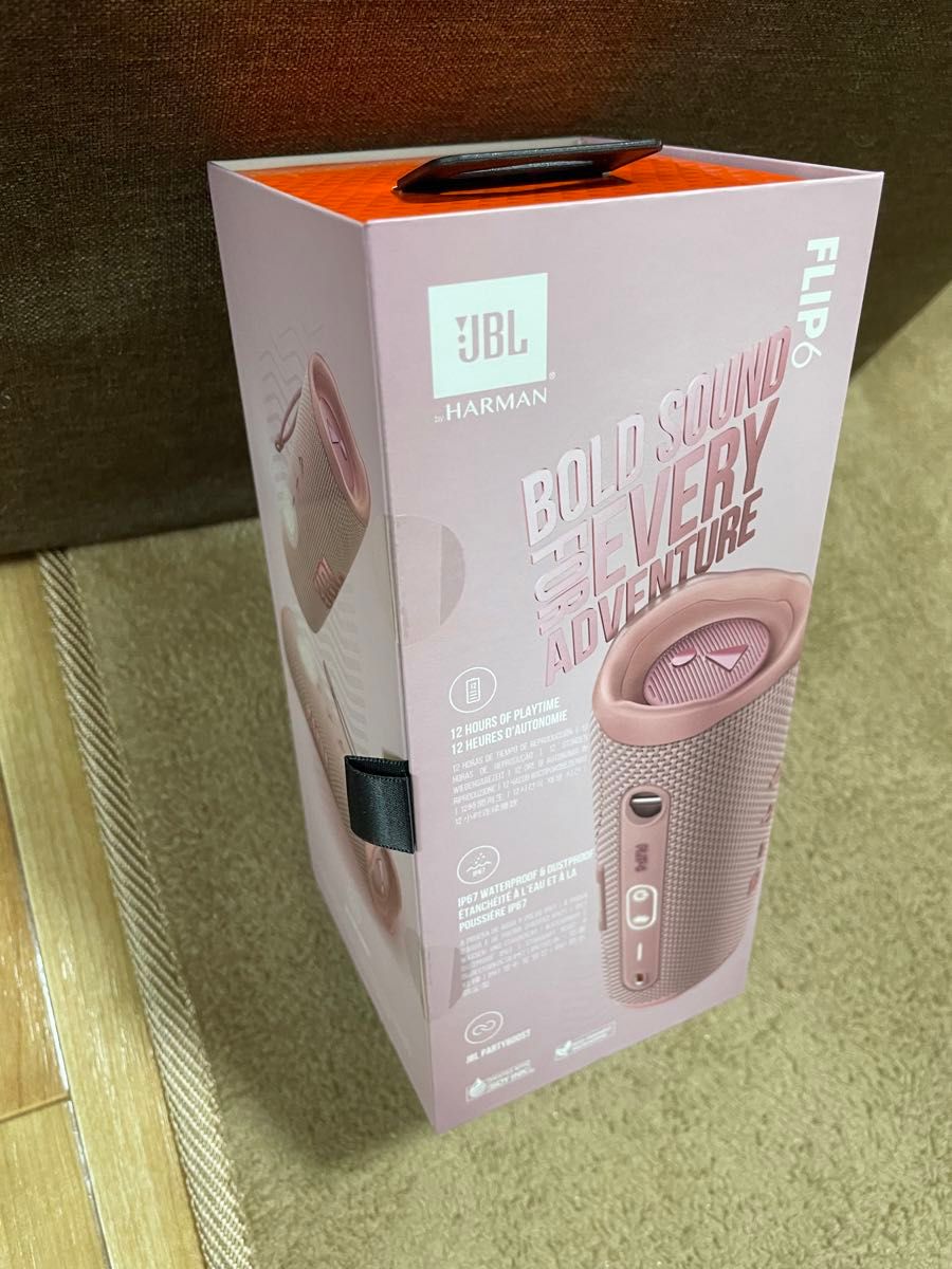 新品 保証付き JBL ジェービーエル FLIP6 Bluetoothスピーカー JBLFLIP6PINK ピンク