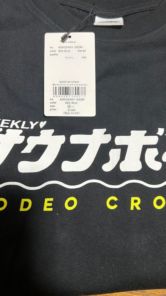 RODEO CROWNS WIDE BOWL サウナボーイHAVE A GOOD SAUNA Tシャツ　ユニセックス　新品タグ付き