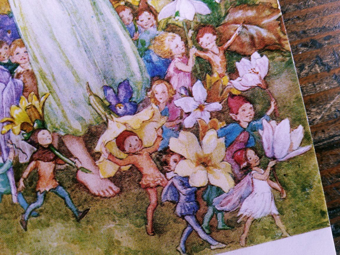 M.W.Tarrant I39 (22)◆マーガレット タラント 子供 妖精 少女 イラスト アンティークポストカード イギリス ビンテージ 外国絵葉書の画像5