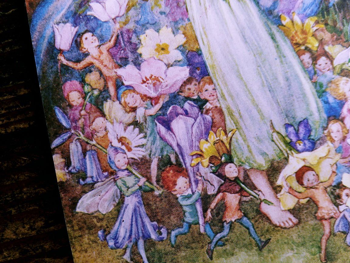 M.W.Tarrant I39 (22)◆マーガレット タラント 子供 妖精 少女 イラスト アンティークポストカード イギリス ビンテージ 外国絵葉書の画像6
