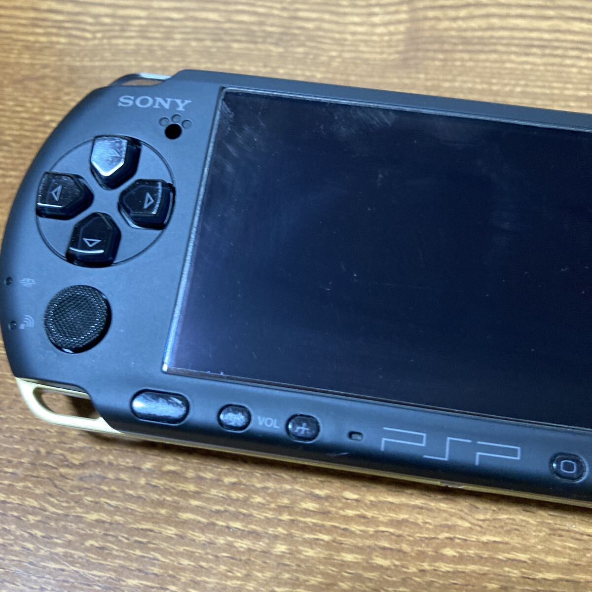 SONY PSP-3000 本体のみ ハンターズモデル モンハン モンスターハンター ソニー PlayStation Portable ジャンク_画像10