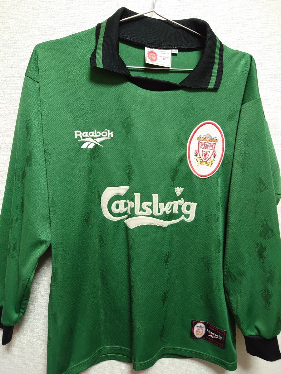 Reebok　1996〜1997　リバプール　リヴァプール　Liverpool　GK キーパー　ユニフォーム　日本Мサイズ相当 長袖_画像1
