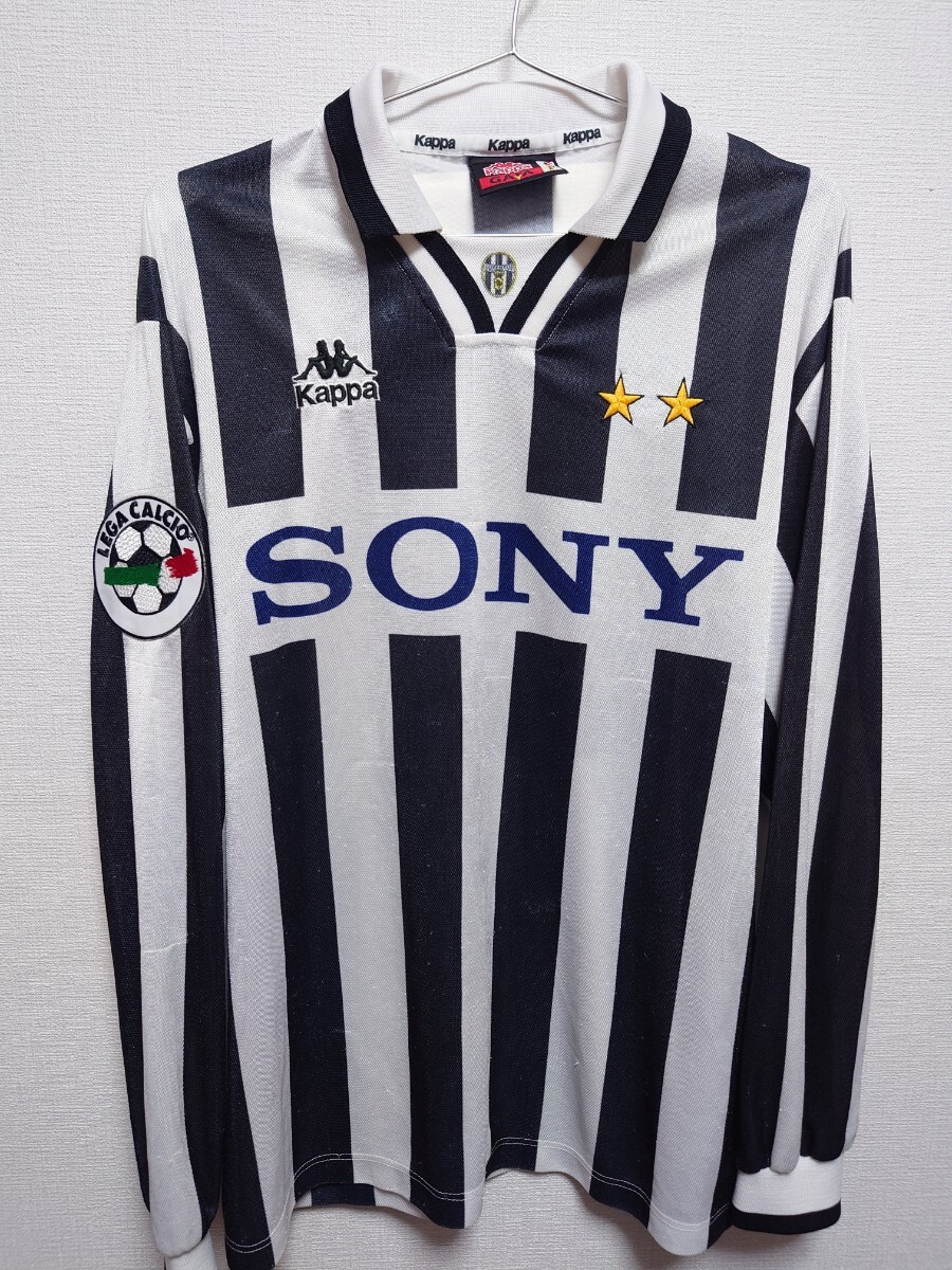 Kappa　1995〜97 ユベントス　デルピエロ　長袖 ユニフォーム　Juventus パッチ付き_画像2