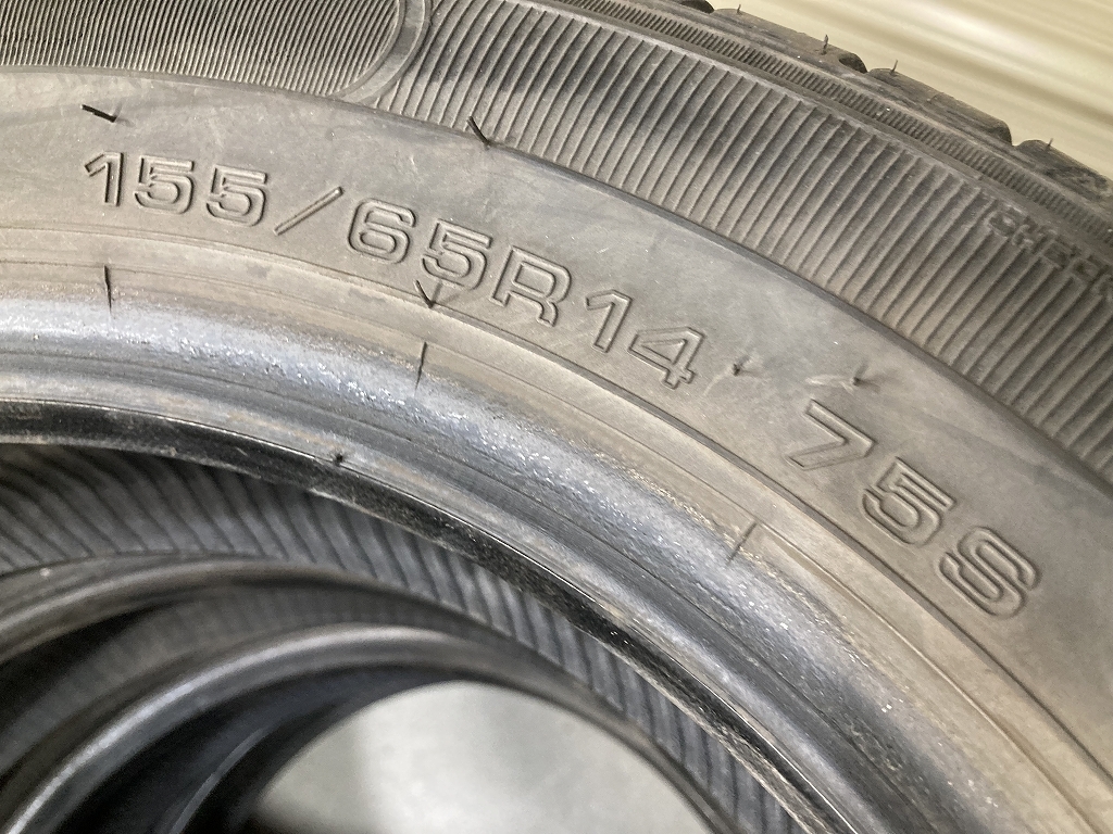 バリ溝 '22年製 GOODYEAR GT-Eco Stage 155/65R14 4本 グッドイヤー (D1666)の画像5