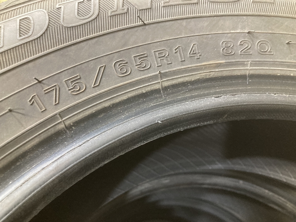 バリ溝 '20年製 DUNLOP WINTERMAXX WM02 175/65R14 4本セット ダンロップ ウィンターマックス (E1506)_画像5