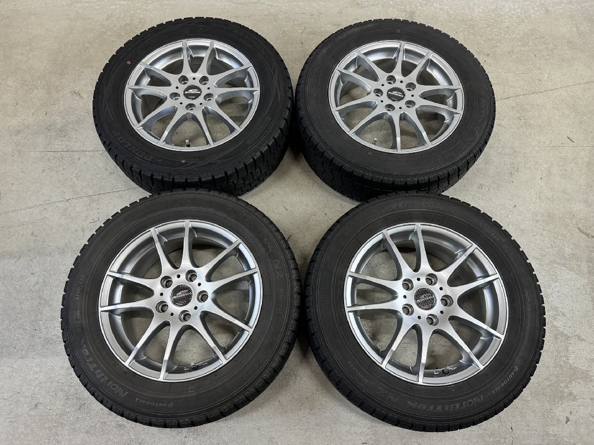 SCHNEIDER A-TECH シュナイダー 16インチ 6.5J +53 PCD114.3 5H 215/60R16 4本 ノア ステップワゴン 等 (E4561)_画像1