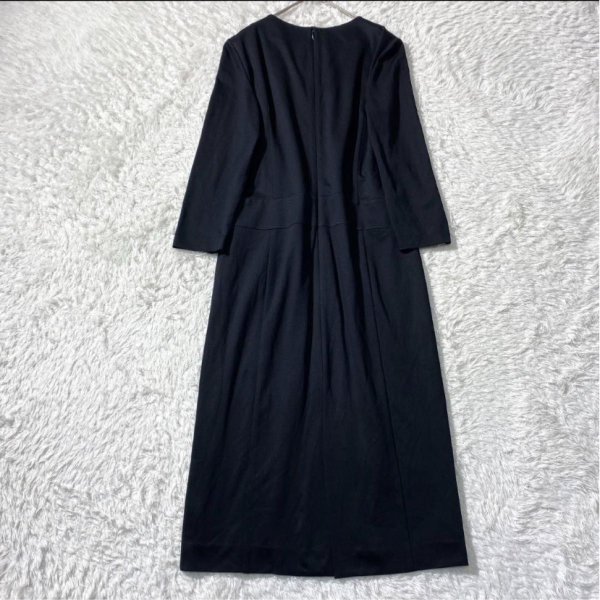 美品】yoshie inaba ヨシエイナバ タック ワンピース フォーマル 美品】yoshie inaba ヨシエイナバ タック ワンピース フォーマル