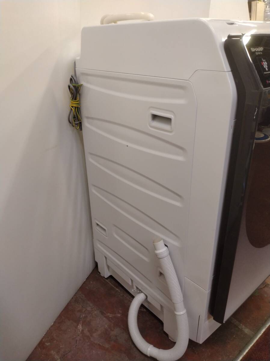 しH1535　シャープ　11㎏　ドラム式洗濯機　洗濯乾燥機　2022年製　ES-W114-SL【動作確認洗浄済み】_画像3