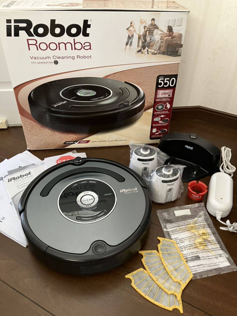 新品 付属品 ルンバ Roomba アイロボット ロボット掃除機 iRobot 550 バーチャルウォール クリーニングブラシ フィルター_画像5