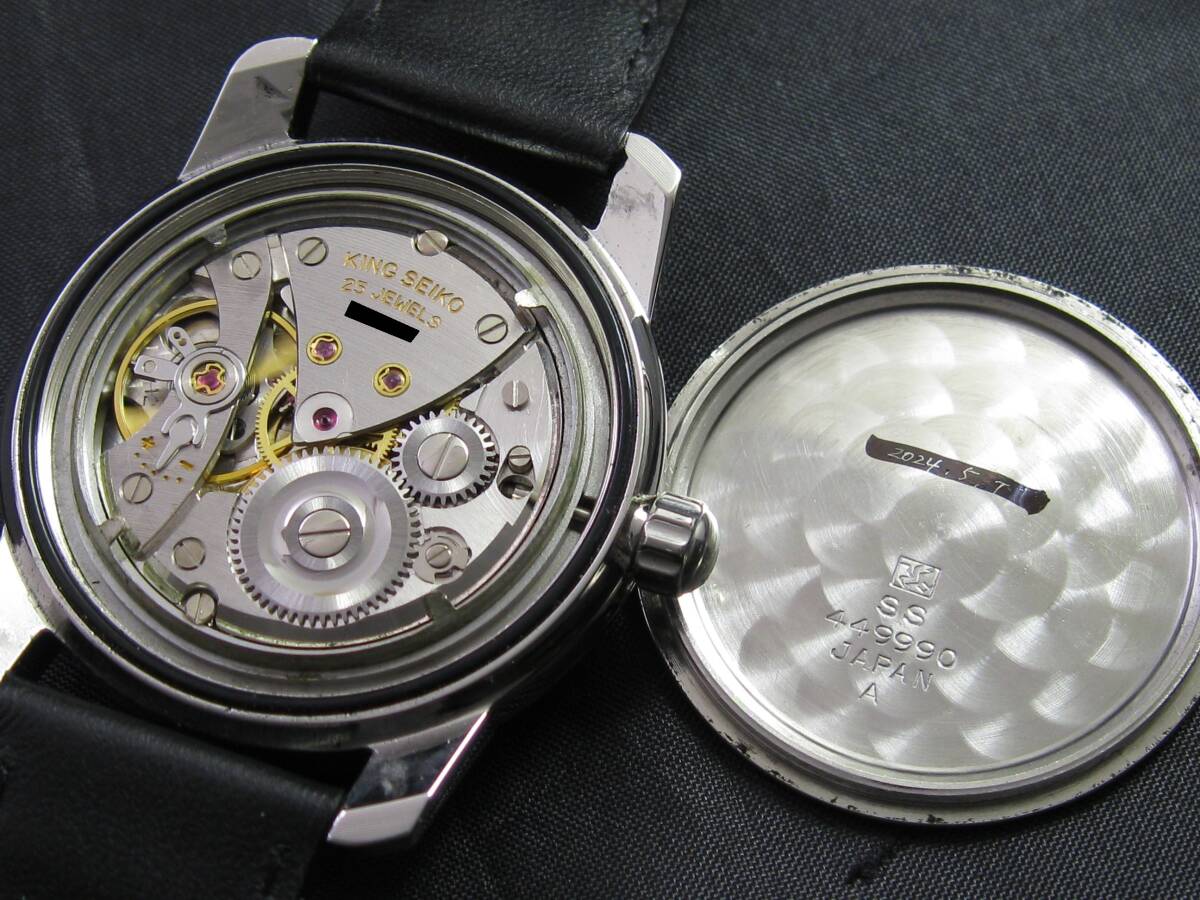 King Seiko/キングセイコー KS セカンドモデル Ref.44999 Cal.44A シルバー 手巻 オーバーホール/新品仕上済 1964年製造の画像7