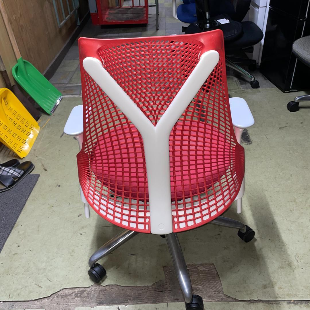 【中古美品】ハーマンミラーセイルチェア レッド SAYL Chair_画像4