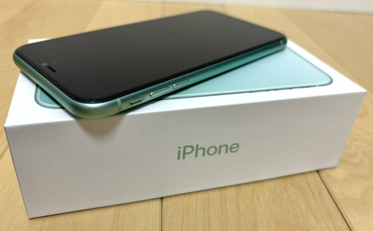 iPhone11 128GB グリーン SIMフリー 付属品 揃ってます 送料無料 iPhone11 128GB グリーン SIMフリー 付属品 揃ってます 送料無料