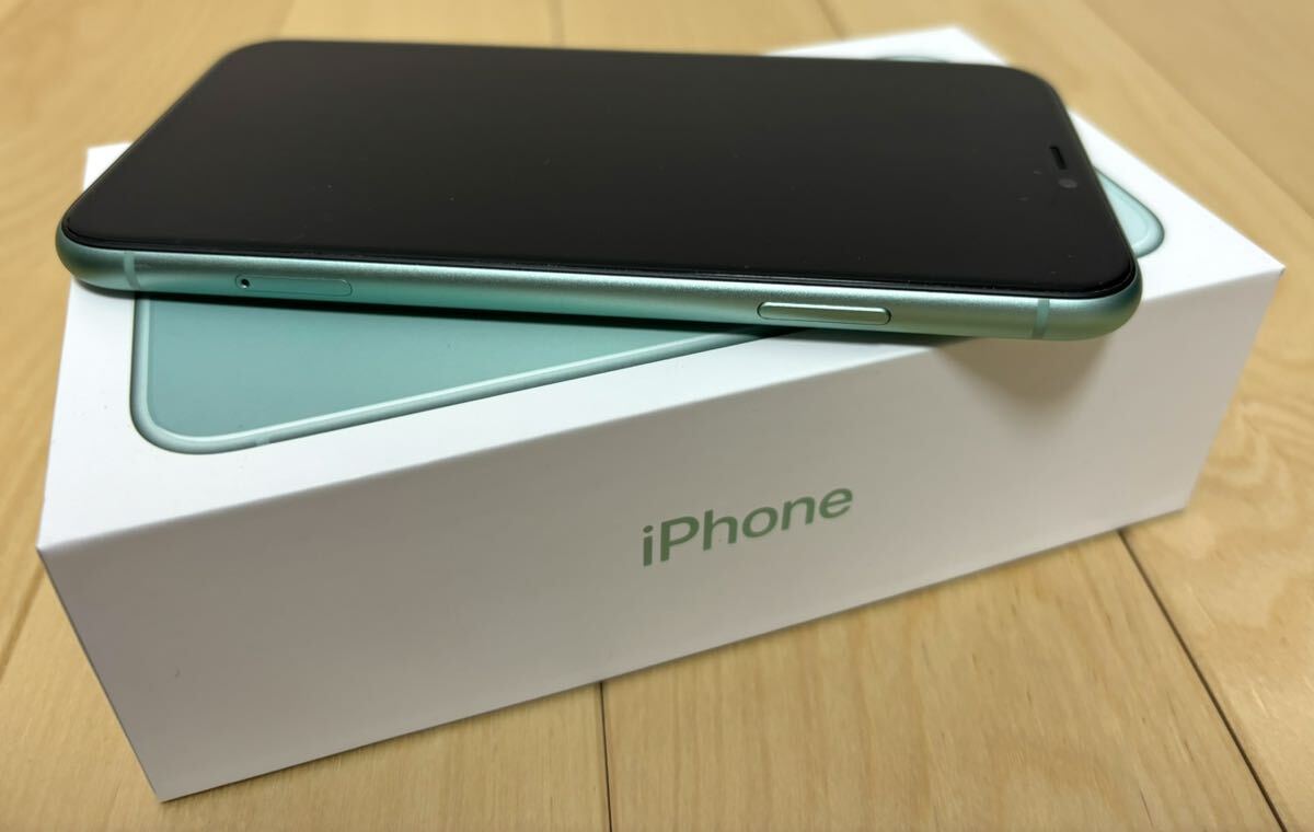 iPhone11 128GB グリーン SIMフリー 付属品 揃ってます 送料無料 iPhone11 128GB グリーン SIMフリー 付属品 揃ってます 送料無料