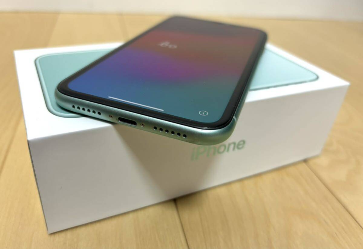 iPhone11 128GB グリーン SIMフリー 付属品 揃ってます 送料無料 iPhone11 128GB グリーン SIMフリー 付属品 揃ってます 送料無料