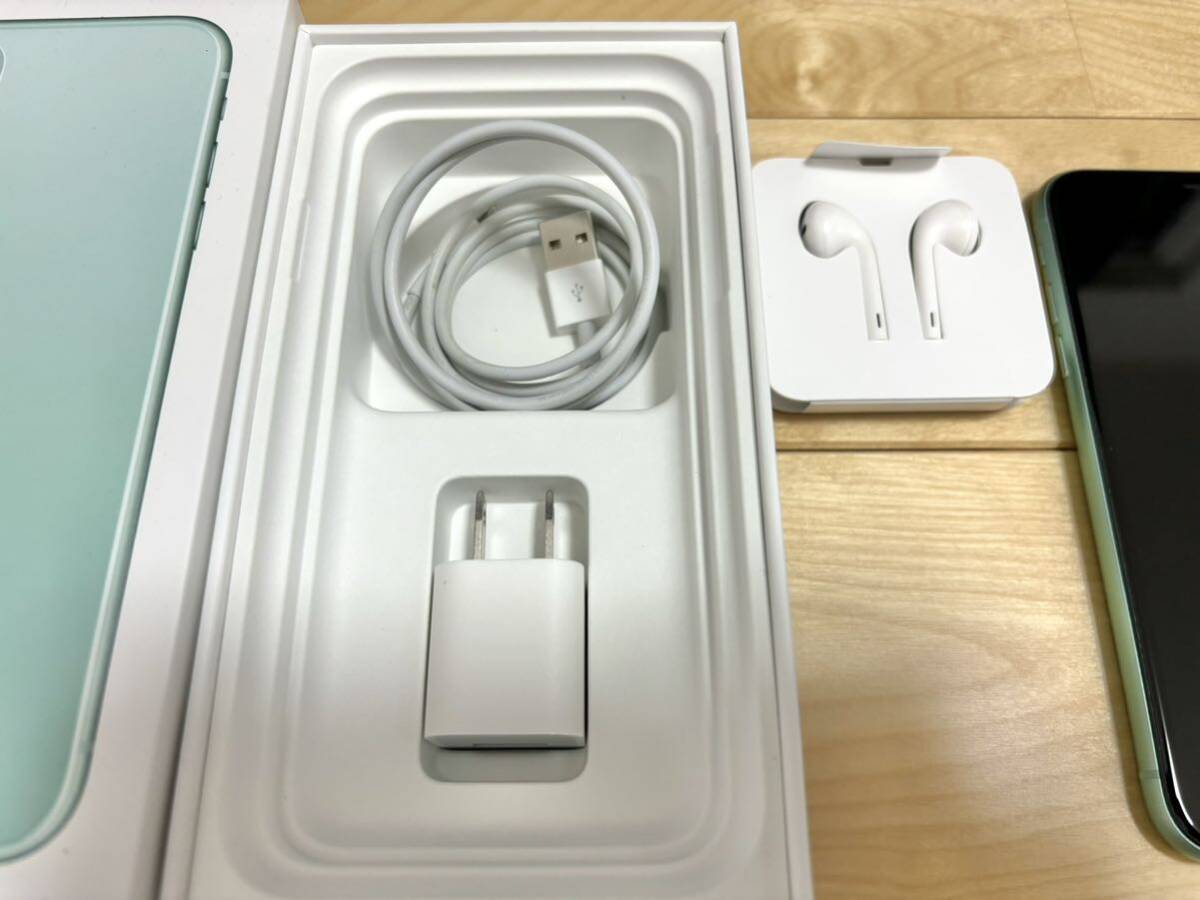 iPhone11 128GB グリーン SIMフリー 付属品 揃ってます 送料無料 iPhone11 128GB グリーン SIMフリー 付属品 揃ってます 送料無料