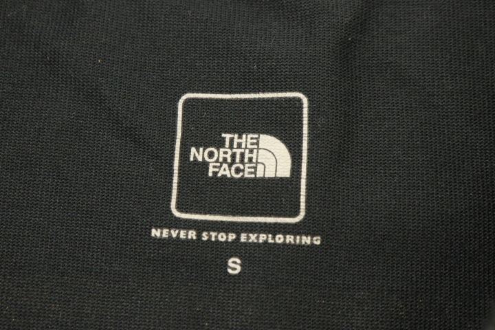 【中古】 THE NORTH FACE メンズTシャツ S Square Logo Tee THE NORTH FACE S 黒 ブラック 黄 イエロー ロゴ_画像3