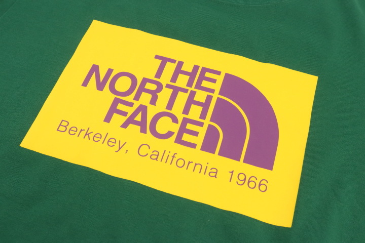 【中古】 THE NORTH FACE メンズTシャツ L S S CALFONI Logo T THE NORTH FACE L 緑 グリーン プリント_画像4