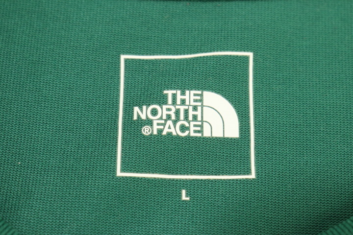 【中古】 THE NORTH FACE メンズTシャツ L S S CALFONI Logo T THE NORTH FACE L 緑 グリーン プリント_画像3