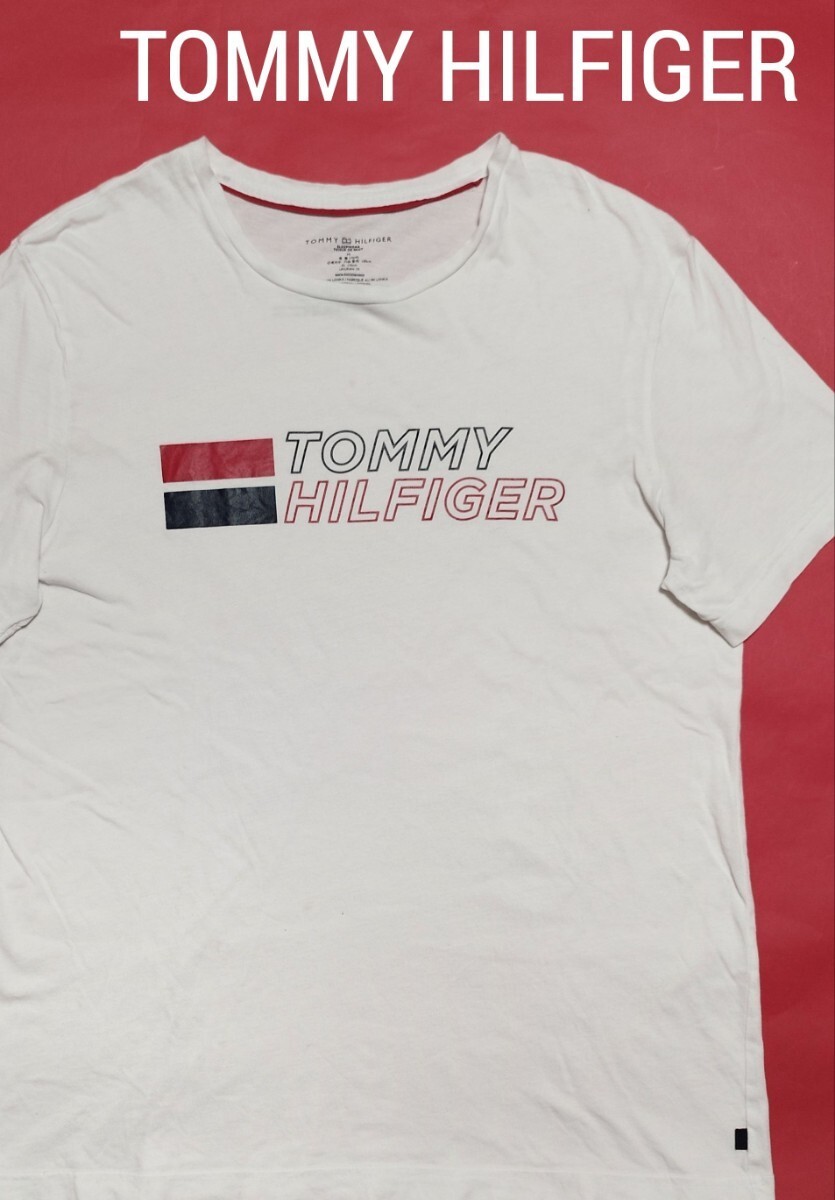 【良品】TOMMY HILFIGER(トミーヒルフィガー)メンズTシャツ M