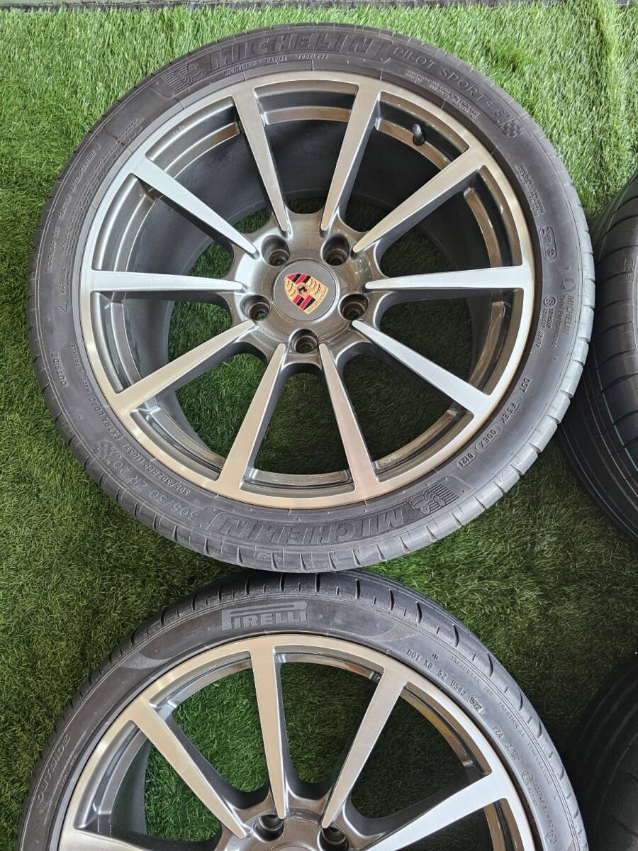 Porsche Boxster ポルシェ 981 ケイマン ボクスター 純正 OP 20インチ 8J 9.5J BBS RD469 Michelin_画像2