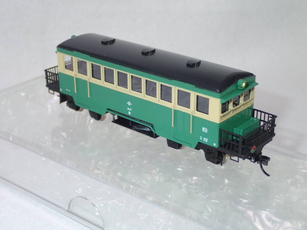 8. ワ－ルド工芸製 1/87 9mm 井笠鉄道ホジ9型 塗装済完成品_画像4