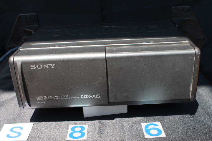 S-458 SONY 10 connected equipment COMPACT DISK PLAYER MODEL CDX-A15 MAGAZINE less 