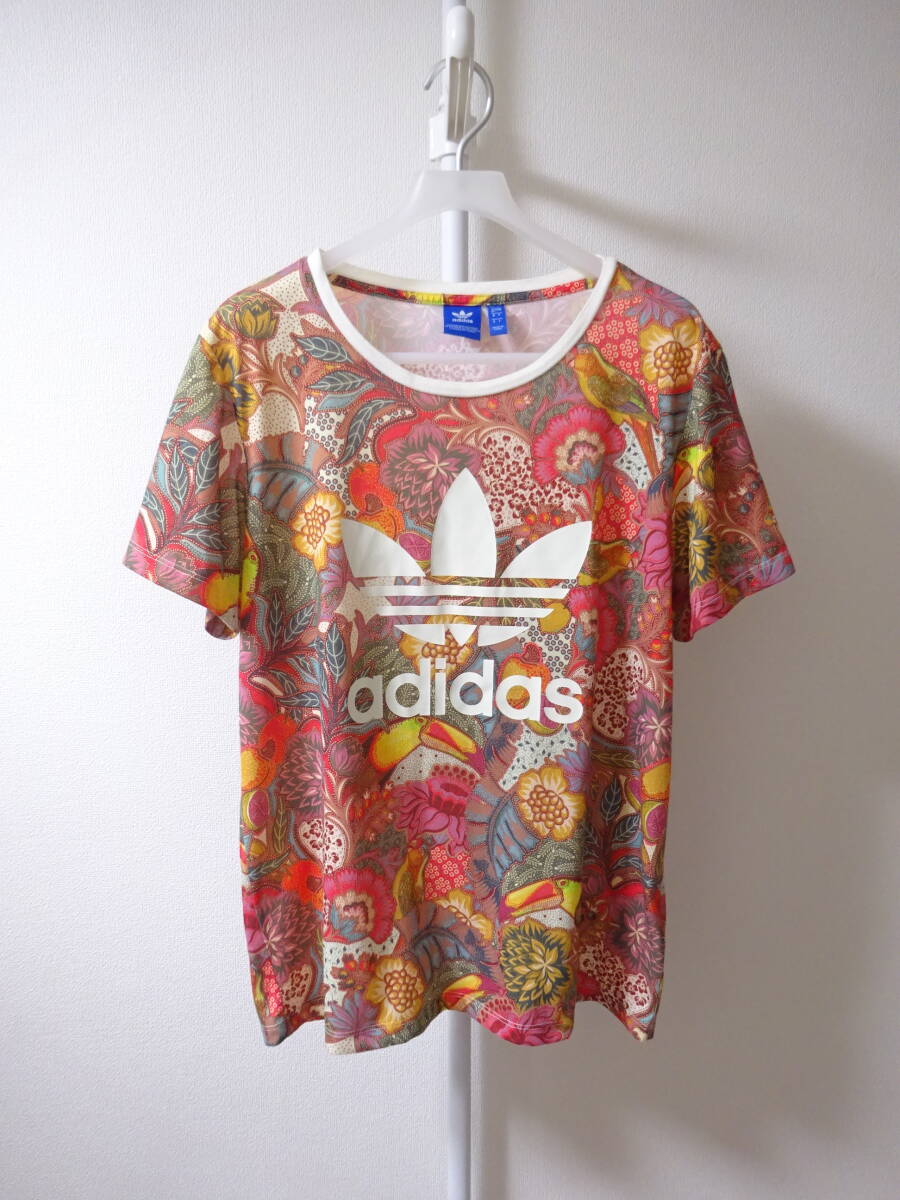 adidas Originals by The Farm Company セットアップ Tシャツ ショーツ 花柄 レディース OT アディダス オリジナルス ファームカンパニー_画像3