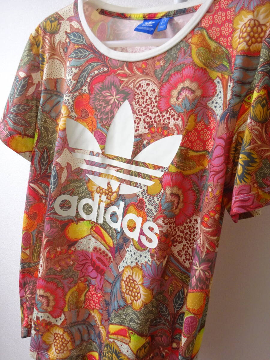 adidas Originals by The Farm Company セットアップ Tシャツ ショーツ 花柄 レディース OT アディダス オリジナルス ファームカンパニー_画像4