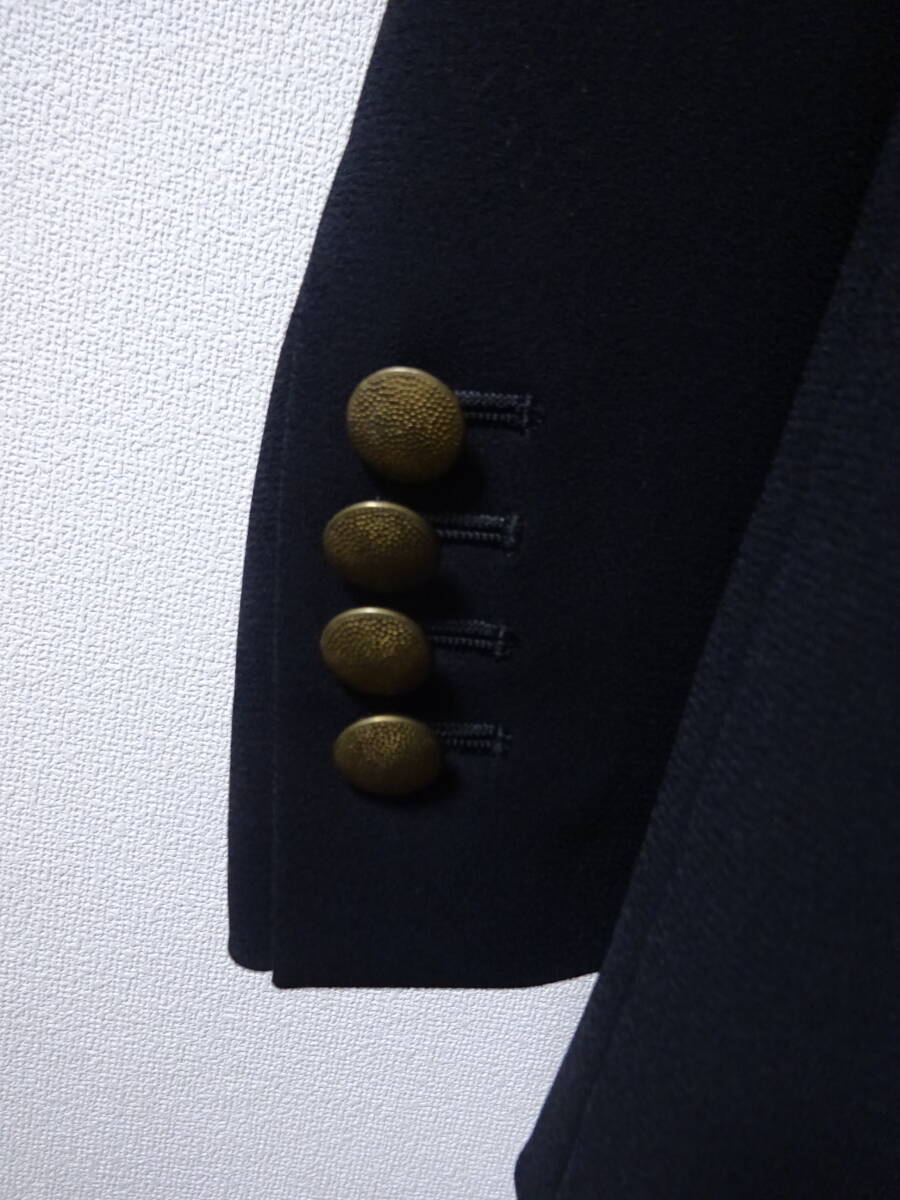 MUSE de Deuxieme Classe テーラードジャケット 1つボタン 金ボタン 肩パット ブラック 黒 レディース 38 ミューズ ドゥーズィエムクラス_画像3