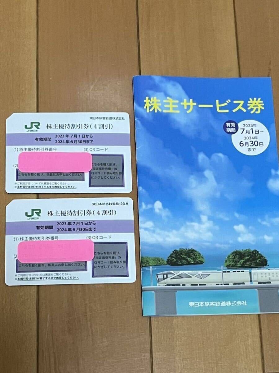［送料無料］JR東日本株主優待割引券2枚　番号通知対応可_画像1