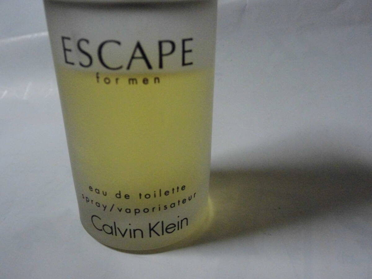 CK カルバン クライン/ESCAPE for men エスケープ フォーメン　50ml・EDT・残量8割以上_画像2