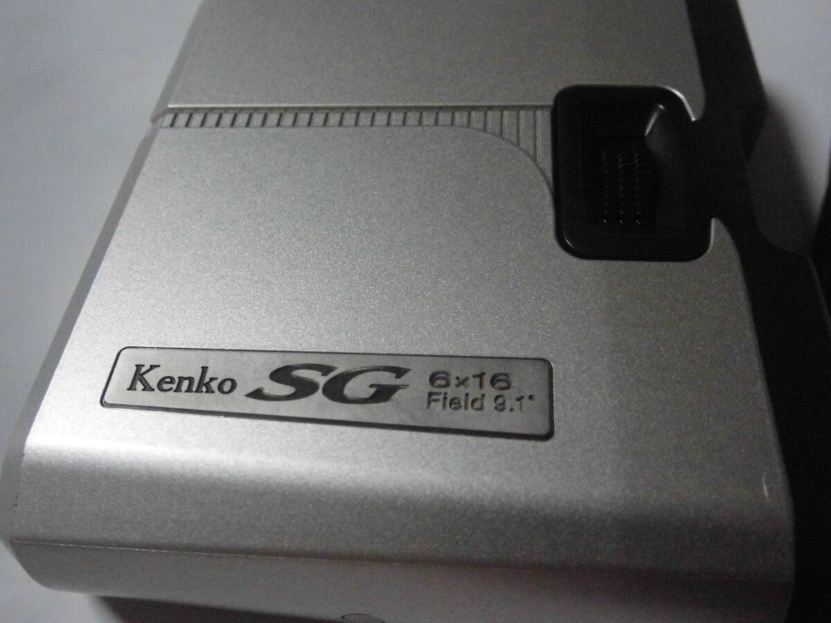 Kenko　薄型　双眼鏡　SG 6x16 Field 9.1 シルバー　スポーツ、ライブ、レージャーなどに　美品_画像3