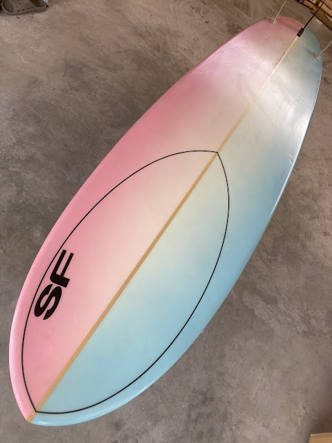 ISHIGURO SHAPES SURFBOARDS　石黒聡氏シェイプカスタムロング　検）ドナルドタカヤマ　_画像2