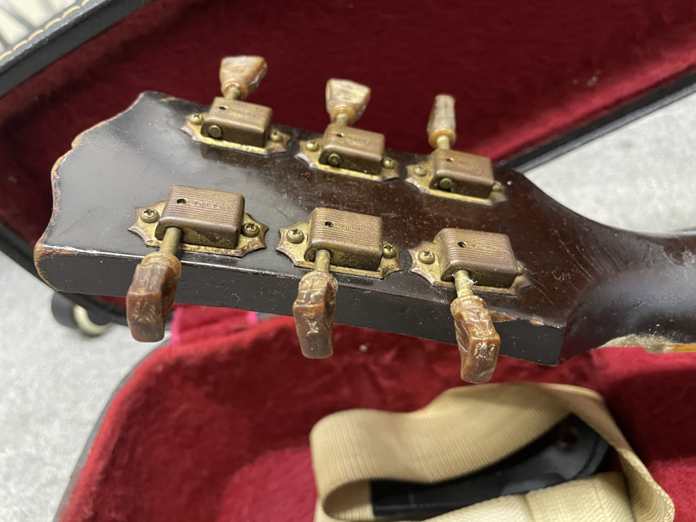 1958～1959 Kluson Single Line Peg Tuner Set（Vintage）Gibson ES-175D Les Paul ペグ ギブソン_画像7