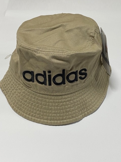 アディダス adidas 吸湿速乾 HAT ハット キャップ 帽子 サンド 展示未使用品_画像1