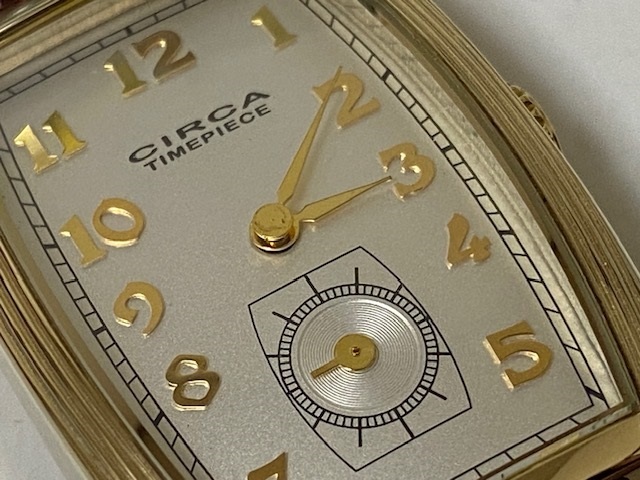 CIRCA （ サーカ ) TIMEPIECE　CT116T 茶革ベルト 展示未使用品 電池交換済_画像3